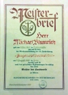 Meisterbrief Blumrich